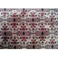 thumbnail image 4 of oneOone Cotton Silk Fabric Triangle Ikat Printed Fabric 1 Yard 42 Inch Wide, 4 of 4