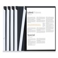 thumbnail image 4 of A4 Front Report Covers Plastic Presentation Folders Resume Portfolio Folder Paper Swivel Sliding Bar File Folder For Presentation Document And School Use 12.2"x9.2", 4 of 8