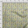 thumbnail image 3 of oneOone Rayon Light Green Fabric Travel Sewing Craft Projects Fabric Prints By Yard 56 Inch Wide, 3 of 5