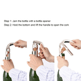 thumbnail image 3 of Champagne Bottle Opener Sparkling Wine Cork Puller, 3 of 5