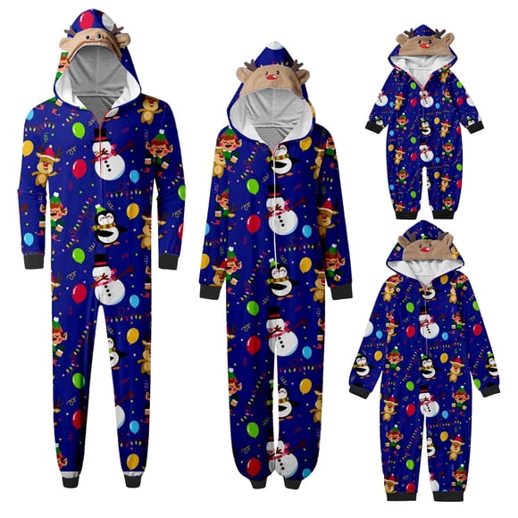 TIMIFIS Matching Family Christmas Pajamas for women Set Christmas Holiday Pjs Onesie Christmas Plaid Sleepwear Reindeer Xmas Snowflake Snowman Elks Santa Pajamas Outfit Home wearWinter