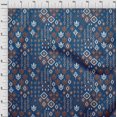 thumbnail image 3 of oneOone Polyester Lycra Fabric Block & Geometric Ikat Printed Craft Fabric BTY 56 Inch Wide, 3 of 4