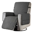 thumbnail image 2 of Housse de Sofa 2024 Réversible pour Fauteuil Inclinable, Housse Imperméable avec Poches Latérales, Protège-Fauteuil Inclinable Lavable avec Sangles Élastiques pour Enfants, Chien, Beige, 2 of 9