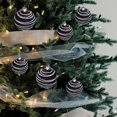 thumbnail image 4 of Meitianfacai Christmas Decorations Clearance 6 Hand Drawn Christmas Ball 6cm PVC Box Christmas Tree Decoration Pendant Christmas Window Display Ball Holiday Gift Black, 4 of 6