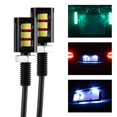 thumbnail image 3 of License Plate Lamp,2x 12V Universal Car Motorcycle License Plate Light Car License Plate Light Convenient Use, 3 of 7