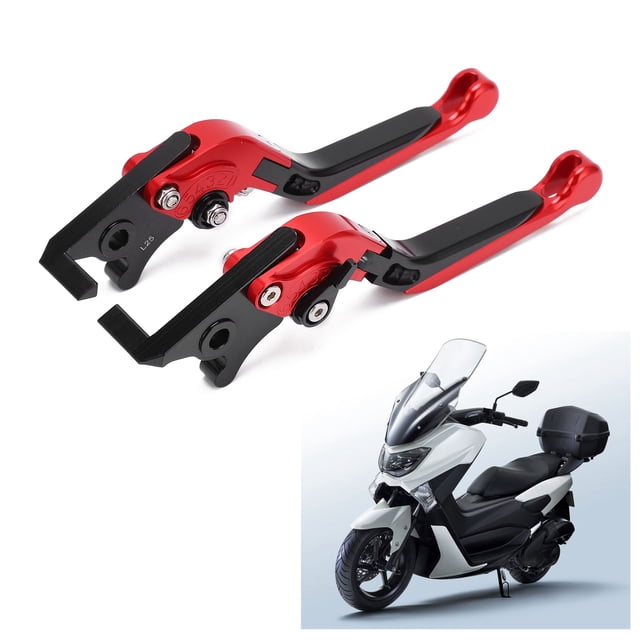 Motorcycle Brake Handles, Easily Installed CNC Aluminum Alloy 2 Pcs Motorcycle Brake Levers For Motorbike Modification