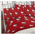 thumbnail image 1 of Jay Franco Twin Size Sheet Set 3 Pieces Kids Set (Hello Kitty Red) Pink Black JF14545, 1 of 1