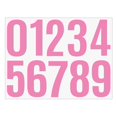 thumbnail image 1 of 4 Inch Large Size Number Stickers, 1 Sheet Self Adhesive House Numbers for Mailbox, Trash Cans - Waterproof Vinyl Numbers Sticker, for Easy Backing Peeling, Bold and Easy-to-Read House Number Labels, 1 of 9