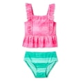thumbnail image 1 of George Toddler Girls' Two Piece Ruffle Tankini Set, 1 of 2