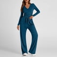 thumbnail image 4 of Soki Women's 2 Piece Sets Fall Outfits Long Sleeve Wide Leg Tracksuits Casual Lounge Set Matching Sets, 4 of 8
