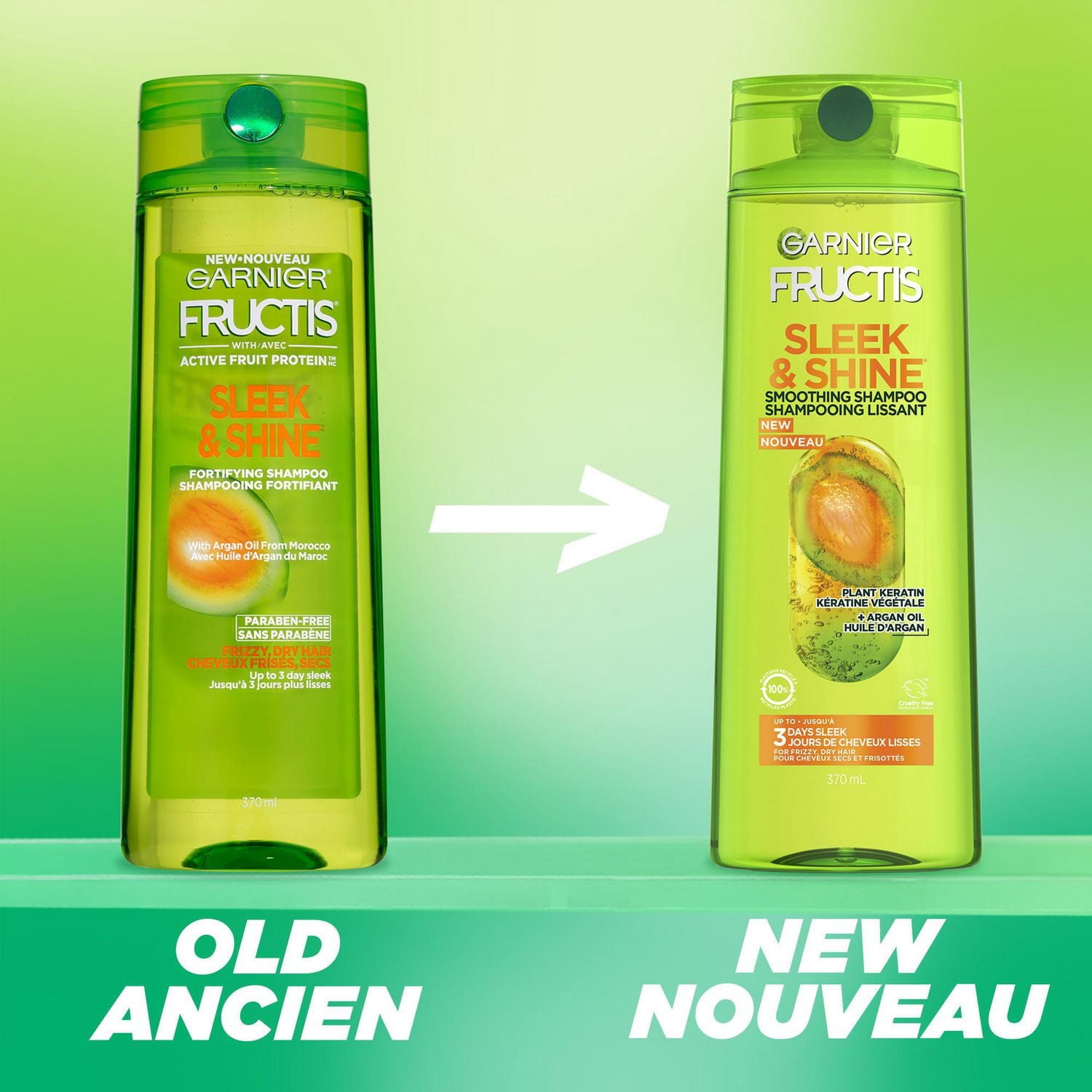Garnier Fructis, Sleek & Shine Shampooing Fortifiant