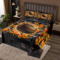 thumbnail image 2 of Erosebridal Basketball Coverlet Set Twin, Ball Sports Bedding Set, Geometric Room Decor, 2-piece, 2 of 5