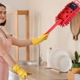 thumbnail image 4 of Btomtd Duster Cartoons Cute Sweeping Cleaning Duster Duster Cleaning Brush Sweeping Ash, Red, 4 of 6