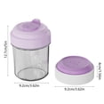 thumbnail image 3 of EGNMCR Coffee Cup Plastic Water Cup With Built In Ice Tray 400ml Summer Portable Coffee Ice Cup Plastics ice cup, 3 of 6