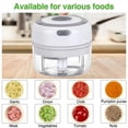 thumbnail image 3 of Electric Food Chopper, Portable Fruit Mixer, Meat Grinder, Salad Grinder, 3 of 7