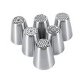 thumbnail image 1 of Ensemble de 6 Pcs de Embouts de Tuyauterie Russes Embouts de Glaçage Fleur Réutilisables, 1 of 7