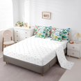 thumbnail image 3 of Colorful Stationery Painting Bed in a Bag Full 7 Pieces,Notebook Pen Comforter Set Reversible Kids Back to School Design,Ultra Soft & Breathable Bedding Sets with Comforter,Sheets,Pillowcases & Shams, 3 of 5