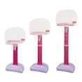 thumbnail image 2 of Little Tikes Ensemble de Basketball Facile pour Tout-Petits, Cerceau Réglable, 3 Balles, Rose, 2 of 6
