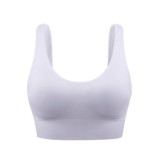 Yuyuzo Sports Bras for Women Full Coverage High Support Solid Color Yoga Workout Seamless Underwear