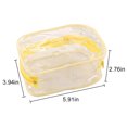 thumbnail image 2 of Clear Toiletry Bag Waterproof Portable Makeup Pouch Cosmetic Bag for Women, 2 of 10