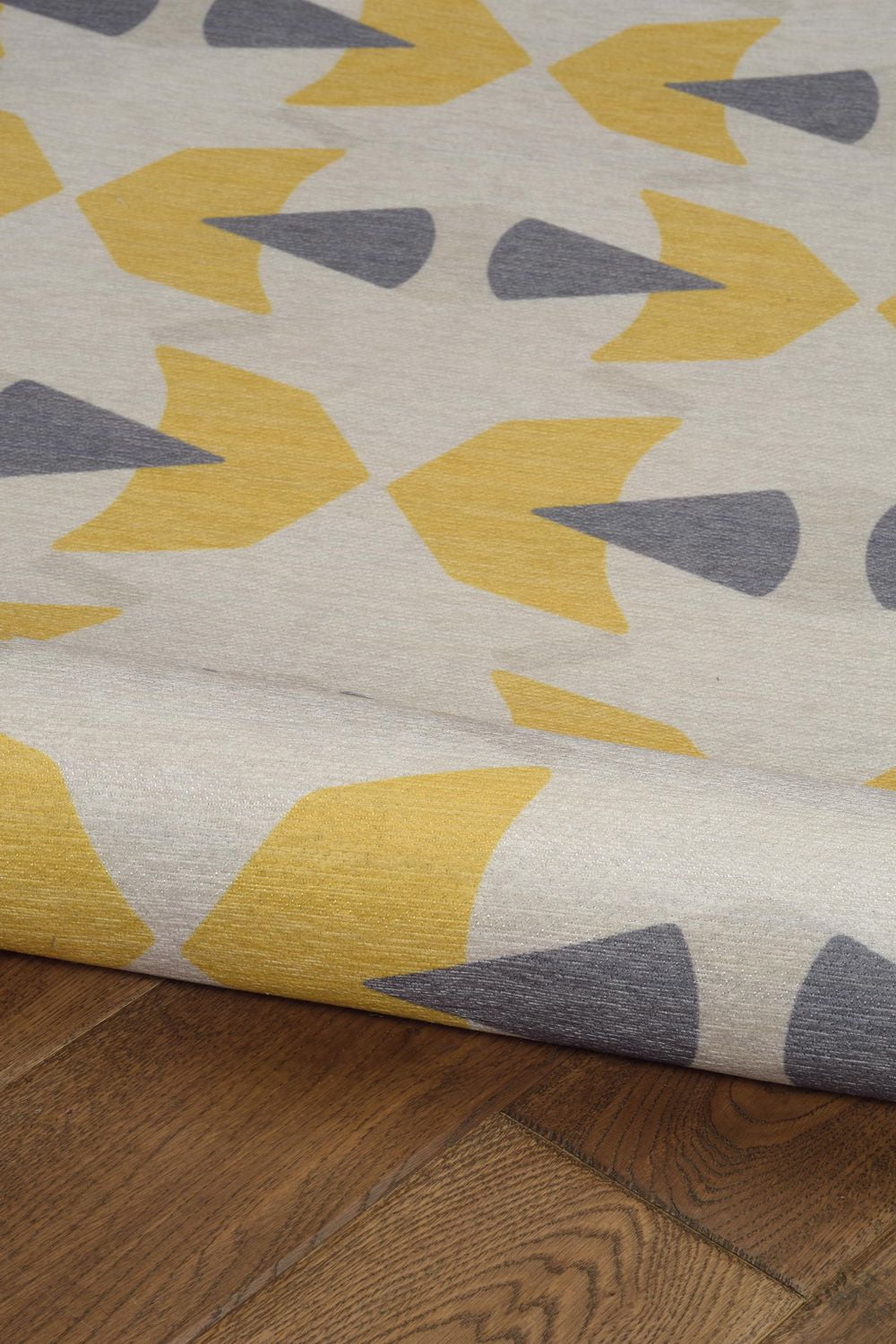 Tapis d'accent extérieur lavable Hialeah ivoire & jaune 3 pi x 5 pi
