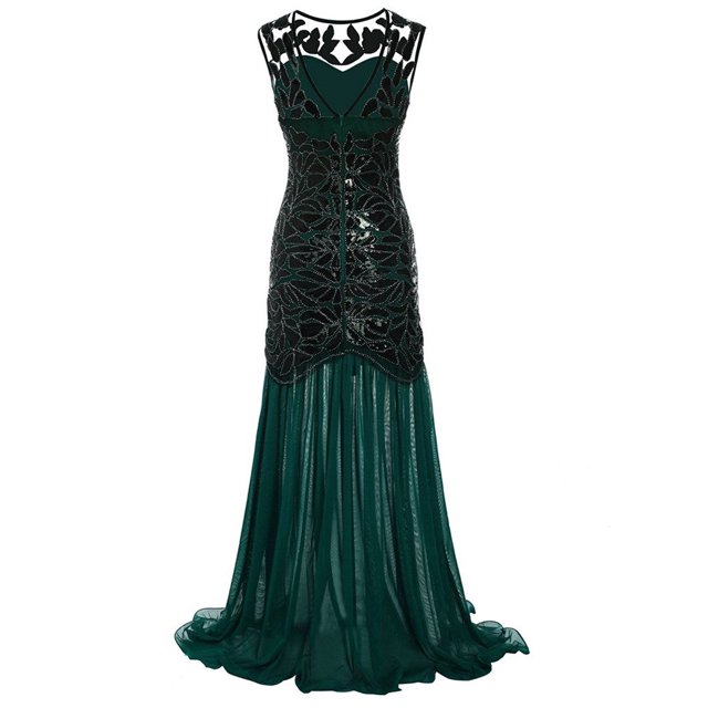 SMihono Robe Maxi Bohème d'Été pour Femmes Grande Taille Mode Robe Longue Maxi Sans Manches à Col en V à Paillettes pour Soirée, Bal de Promo, Plage, Évasée