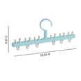 thumbnail image 3 of Vaidha Windproof Sock Clips Hanger, Clothes Drying Rack With 360鎺?Swivel Hook And Strong Clips For Drying And Organize Underwear, Socks, Hats, Scarves, Pants, 3 of 6