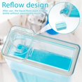 thumbnail image 4 of AMERTEER 2Pcs Laundry Detergent Dispenser 1.2L Large Capacity Laundry Soap Containers Transparent Reusable Multipurpose Fabric Softener Dispenser, 4 of 7