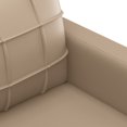 thumbnail image 4 of vidaXL Canapé 3 Places Cappuccino 180 cm Similicuir, 4 of 5