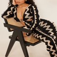 thumbnail image 4 of Robe de Soirée Longue en Tricot Uni à Manches Longues pour Femmes, 4 of 9
