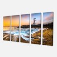 thumbnail image 2 of Phare sur Beau Bord de Mer - Art Mural sur Toile, 2 of 3