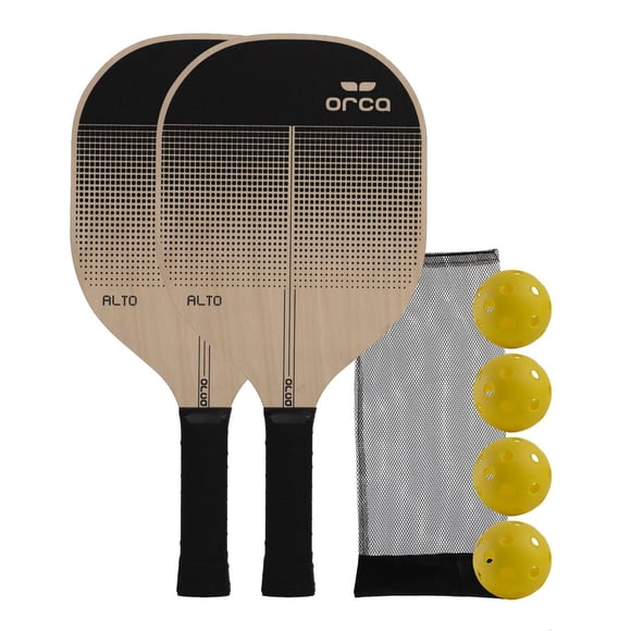Alto Sports Series Bois Pickleball Paddle – Édition Starter – Lot de 2 par Orca