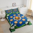 thumbnail image 4 of Erosebridal Kids Camping Comforter Sets Full Size, Rustic Wood Fire Comforters & Duvets, Farm Adventure Decor, Reversible, 4 of 7