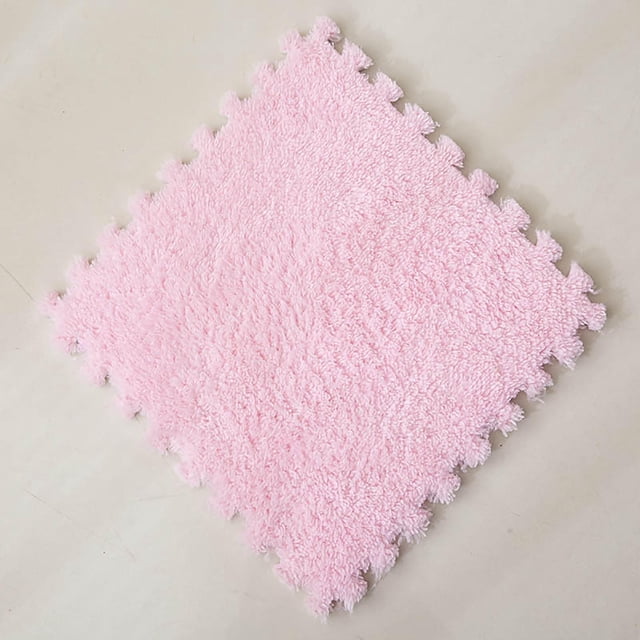 LSLJS 30x30cm Kids Carpet Foam Puzzle Mat Velvet Baby Eco Floor Splicing Floor