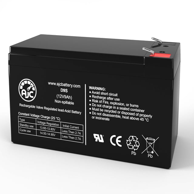 Compaq T2000 Batterie 12V 9Ah UPS - Il S'Agit d'Un Remplacement de Marque AJC