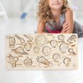thumbnail image 1 of Wooden Solar System Board Game Interactive Educational Toy for Paper Toys puzzles Kids Wood, 1 of 8
