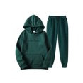 thumbnail image 1 of Bellella Ladies Tracksuit Sets Long Sleeve Sweatsuits Drawstring Two Piece Outfit Jogger Set Sweatshirts And Sweatpants Dark Green 2XL, 1 of 2