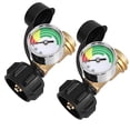 thumbnail image 4 of Amdohai QCC Propane Tanks Adapter with Gauge Universal Propane Gases Pressure Meter Level Indicator for RV Camper/BBQ Gases Grills/Cylinder, 4 of 8