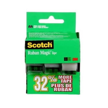 Ruban Magic(MC) Scotch®, 3105X-02-C, 19 mm x 10,1 m (3/4 po x 11 v)