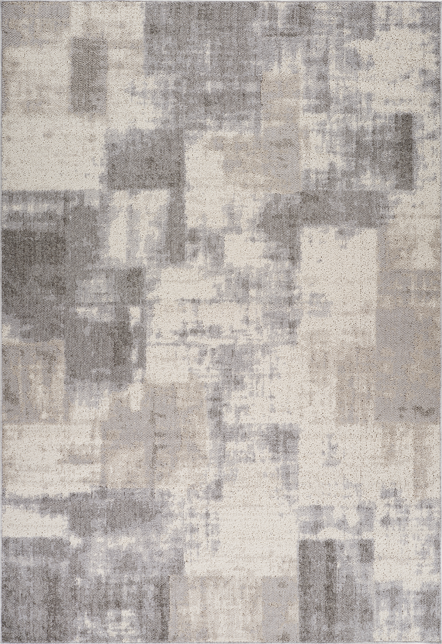 Rug Branch Jules Abstract Indoor Area Rug, Grey Beige, Modern - Living Room, Bedroom, Dining and Kitchen