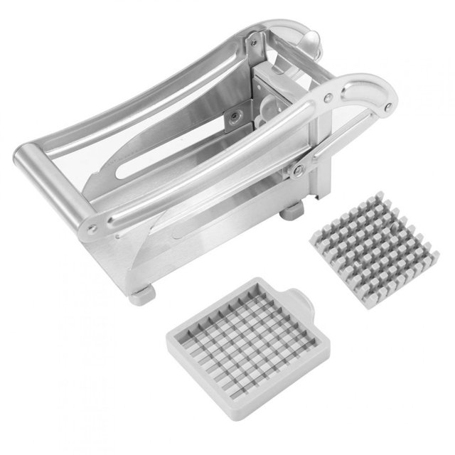 Ymiko Potato Chipper,French Fries SLICERs,Stainless Steel French Fries SLICERs Potato Chipper Chip Cutter Chopper Maker
