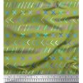 thumbnail image 1 of Soimoi Tissu Voile de Coton Vert Symbole Mathématique Tissu Imprimé 1 Yard 56 Pouces de Large, 1 of 3