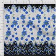 thumbnail image 1 of oneOone Viscose Chiffon Fabric Artistic Flower Panel Print Fabric BTY 42 Inch Wide, 1 of 3