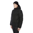 thumbnail image 4 of Dark Black Men's Insulated Puffer Jacket, 4 of 6