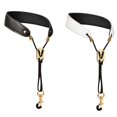 thumbnail image 4 of Leather Saxophone Neck Strap for Soprano Tenor Alto Baritone Sax Multi Color Brown, 4 of 5