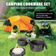 thumbnail image 4 of Kitchenware set,Pan Non-stick Suitable Pot Pan Portable Outdoor Cookware Suitable 2-3 Person Picnic With Portable Outdoor 2-3 Person Outdoor 10pcs Cookware Mess Person Outdoor Utensils Cookware Set, 4 of 7
