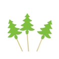 thumbnail image 4 of Darling Souvenir Christmas Tree Cupcake Toppers Dessert Decorations - Pack Of 20, 4 of 6