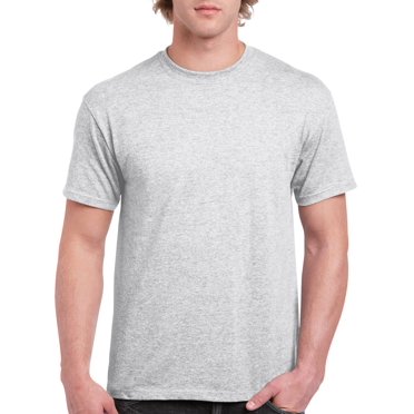 Gildan Mens Ultra Cotton T-Shirt, 5XL, Ash