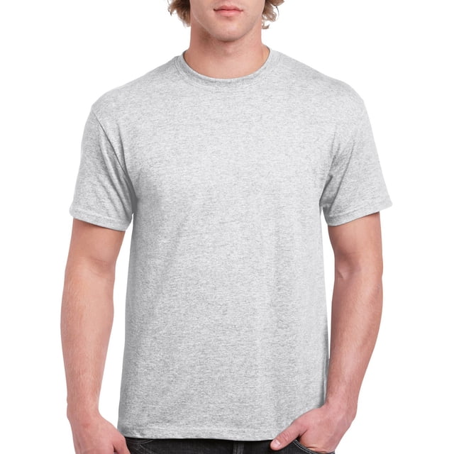 Gildan Mens Ultra Cotton T-Shirt, 5XL, Ash