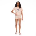 thumbnail image 1 of No Boundaries Women's Tee and Boxer Short 2-Piece Set, 1 of 6